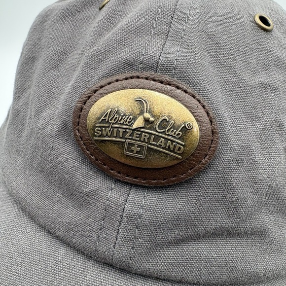 Alpine Club Switzerland Metal Logo Cap / Hat Adjustable Strap - Picture 2 of 8